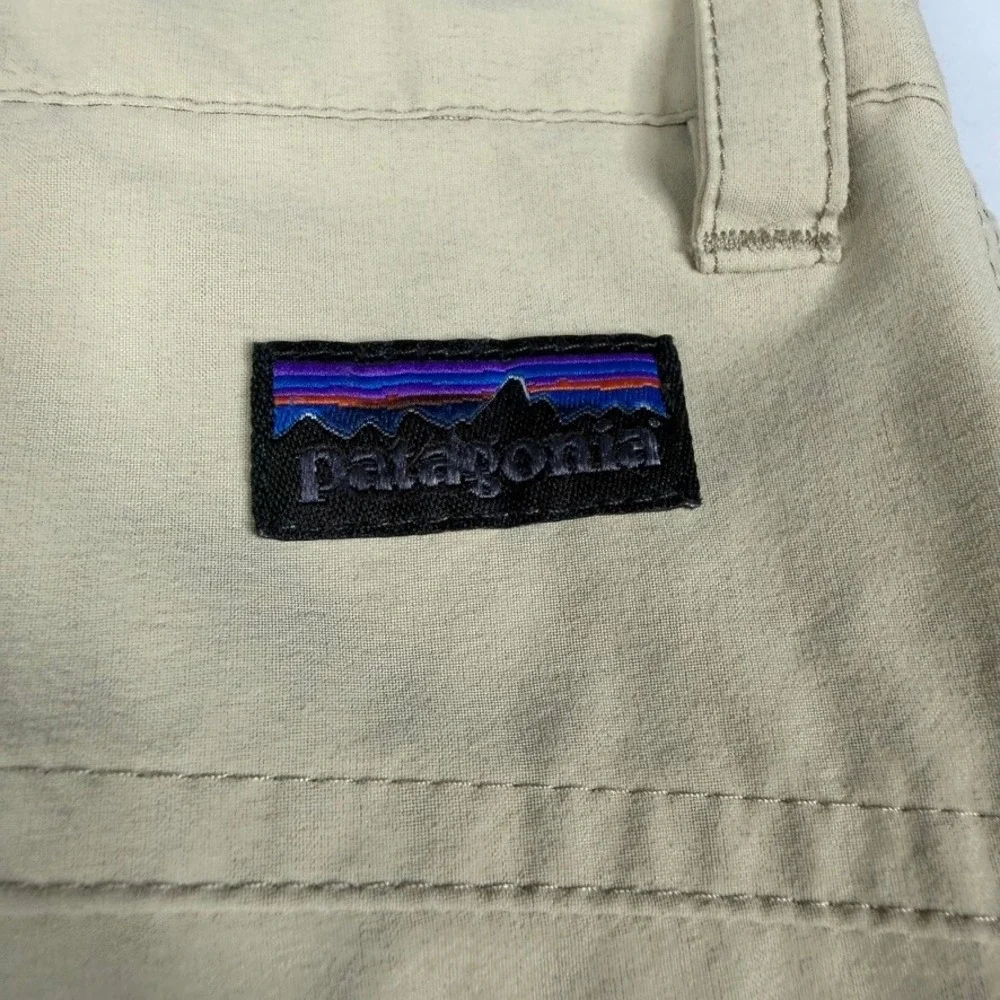Patagonia Rock Craft Hiking Pants Mens 40x30 Tan Stretch Cargo Outdoor‎ Straight